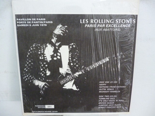 Rolling Stones Paris Par Excellence Vinilo Importado Jcd055