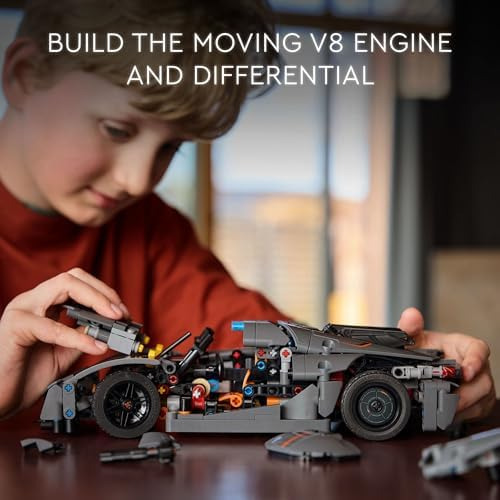 Lego Technic Koenigsegg Jesko Absolut Grey Hypercar, Juego D