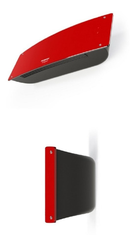 Imagen 4 de 7 de Caloventor Peabody Rojo De Pared Led Pe-cvl20r