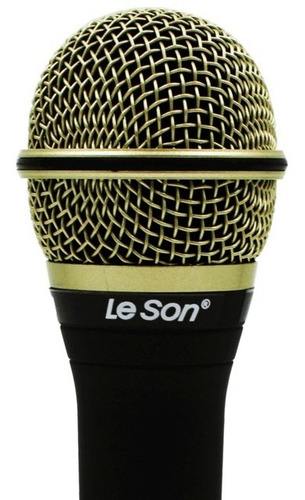 Imagem 3 de 4 de Microfone Dinâmico Leson Ls7 Com Cabo P10 5 Metros