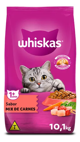 Alimento Whiskas Adultos Whiskas Gatos para gato adulto todos los tamaños sabor mix de carnes de 10 kg