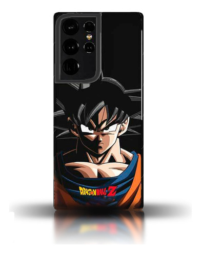 Funda Case Para Samsung Galaxy S22 Ultra Negro Diseño Goku 