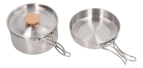 Set De Ollas Y Sartenes Para Cocinar, De Acero Inoxidable 30