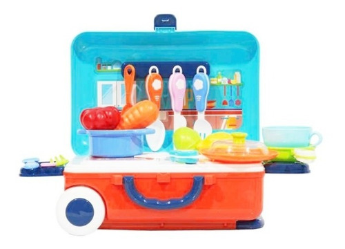 Set De Cocina Con Maleta Infantil