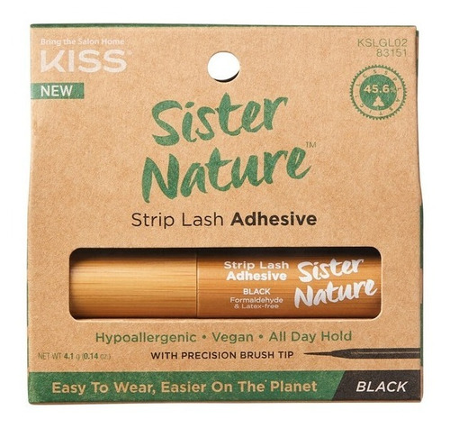 Pegamento De Pestañas Sister Nature Negro - Kiss