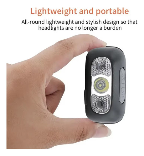 Faro Delantero Cob Work Light Con Sensor Para Acampar Y Pesc