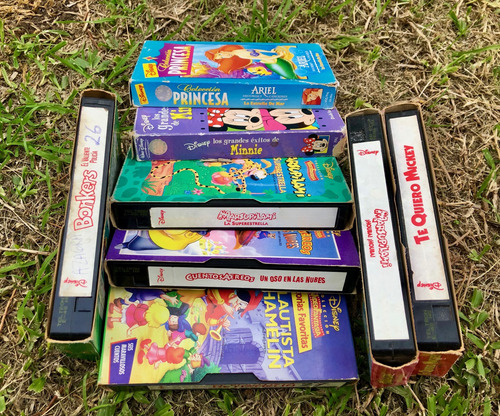 Lote De 15 Peliculas Vhs Disney Originales (Usado)