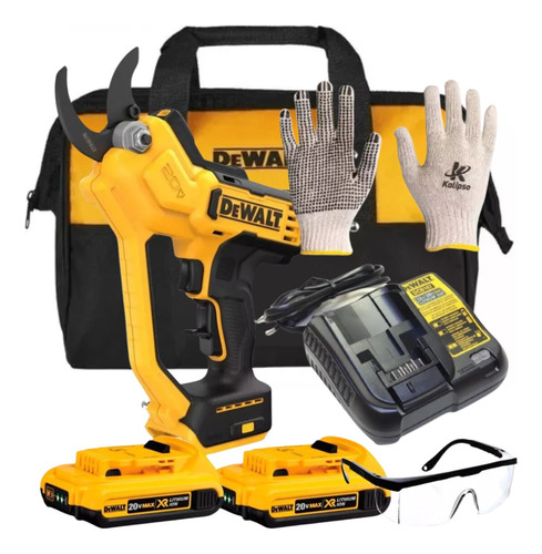 Tesoura De Poda Eletrica 2bat 20v Dcpr320 Dewalt Bolsa +prot