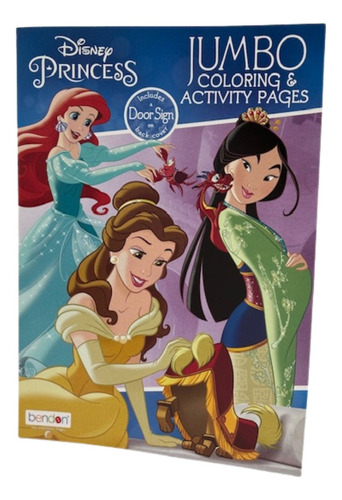 Set 3 Libros Jumbo De Colorear Princesas Escolar Fiestas