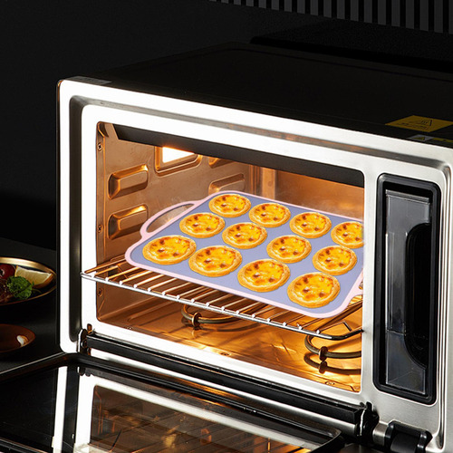 Kyl1 Bandeja Para Hornear Muffins Silicona Moldes Muffins