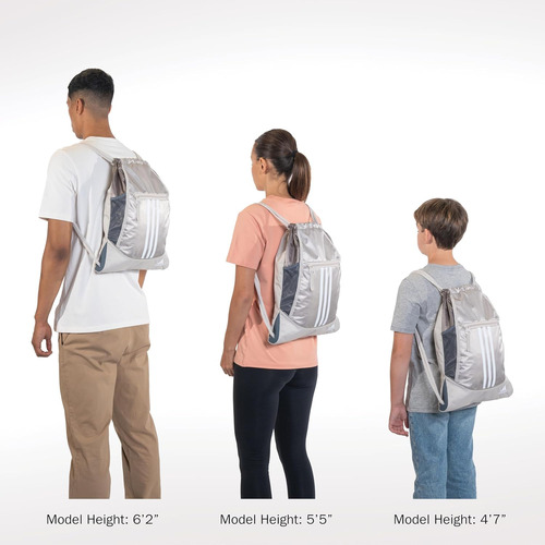 Bolso adidas Alliance Sackpack, 12l, Marrón Oscuro/rose Gold