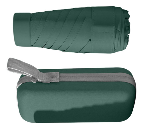 3 Mini Umbrella For Purse Travel Umbrella Portable Green