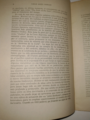 La Senda Del Derecho - Oliver Wendell Holmes (Usado)