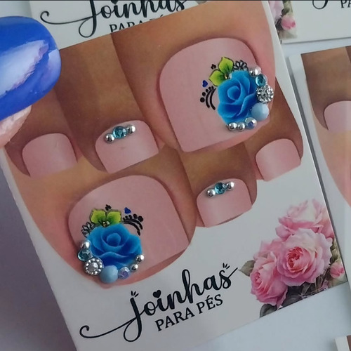 Película 3d Com Jóias Para Os Pés (kit Com 20 Cartelinhas)