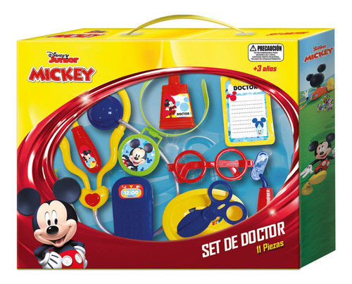 Set De Doctor En Caja 11 Pzas Mickey Disney Pronobel 