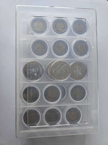 Colección De 47 Monedas De $20 Y $5 Pesos En Cápsula