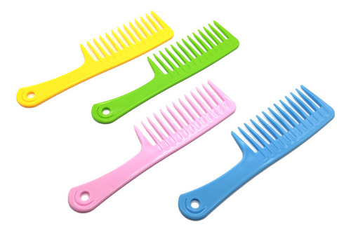Peine De Dientes Anchos: Herramienta Para Peinar El Cabello