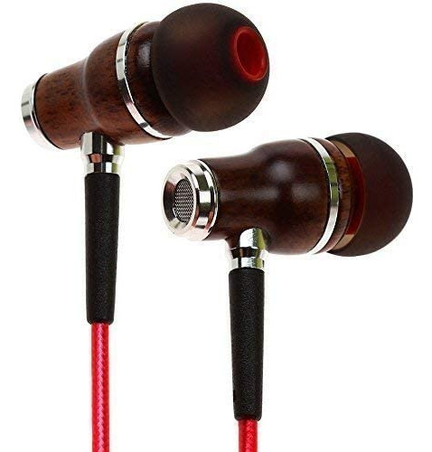 Auriculares Symphonized Nrg 2.0 De Madera Con Cable, Auri...