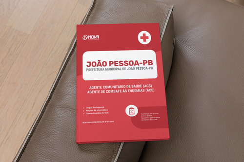 Apostila João Pessoa Pb 2024 - Agente Comunitário De Saúde E Agente De Combate Às Endemias - Editora Nova