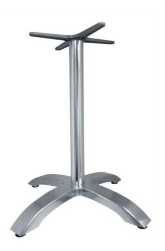 Imagen 2 de 4 de Pata Base Mesa Auxiliar Aluminio 72 Cm Diámetro 60mm