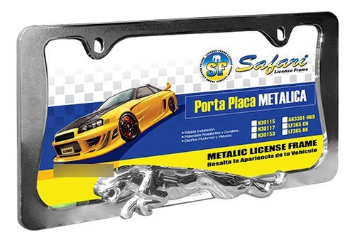 Porta Placa Metalica Puma 