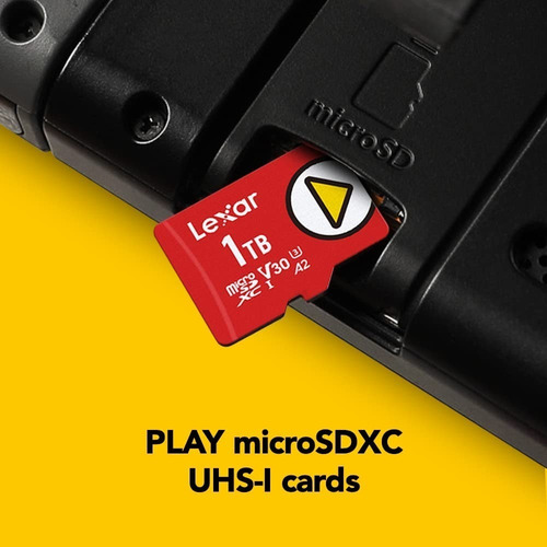 Imagen 5 de 7 de Tarjeta De Memoria Lexar Play Nintendo 256gb Microsd 150mb/s