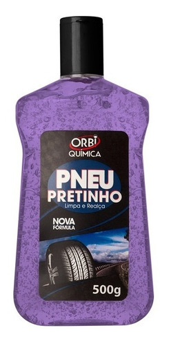 Pretinho Limpa Pneu Gel Orbi Química 500g