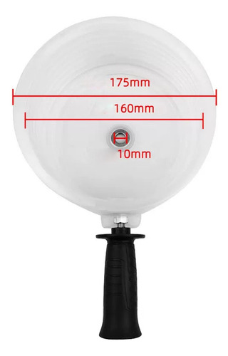 For Furadeira Para Recipiente De Pó, 160 Mm Com Cabo