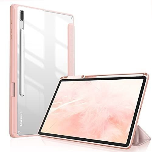 Funda Para Galaxy Tab S8 Plus/s7 Fe/s7 Plus 12.4 Rose Gold