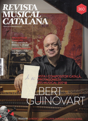 Revista Musical Catalana 360 - Cat (libro Original)