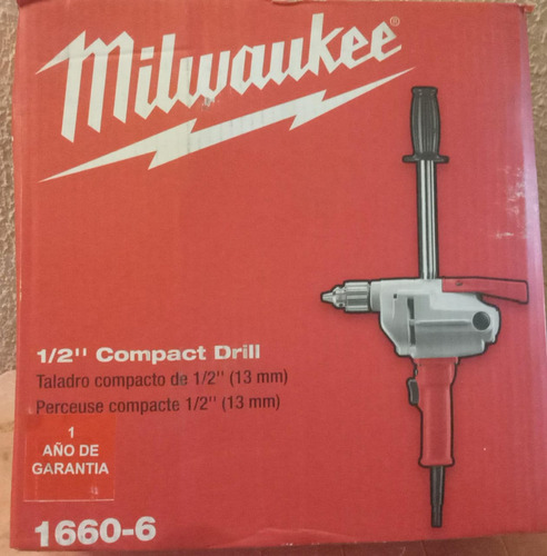 Taladro 1/2  Compacto (13mm) Milwaukee Nuevo En Su Caja