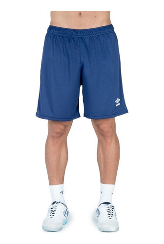 Short Umbro Basico Azul Marino Hombre