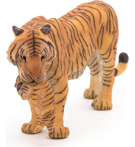 Figura Tigresa Con Cachorro Papo 14.5x6.5cm Para Niños