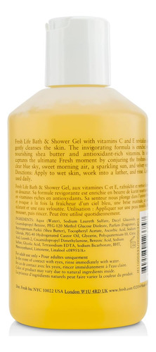Gel De Baño Y Ducha Fresh Life Con Vitaminas C Y E, 10 Oz (3