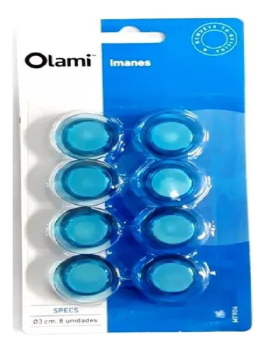Blister Olami X 8 Imanes Renueva Tu Oficina Calidad Premium