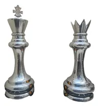 Comprar Set Pïezas Ajedrez 1 Metro Rey Reina Aluminio India Columnas
