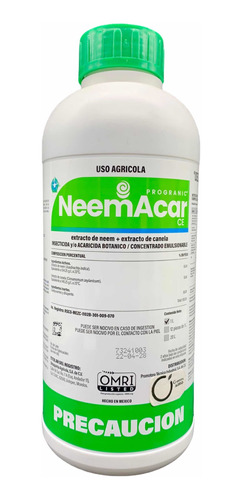 Progranic Neemacar  Extracto Neem Canela Insecticid@ 1 Lt