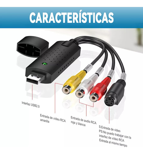 Adaptador Conversor De Áudio E Vídeo Hdmi Para Rca 1080p Tv