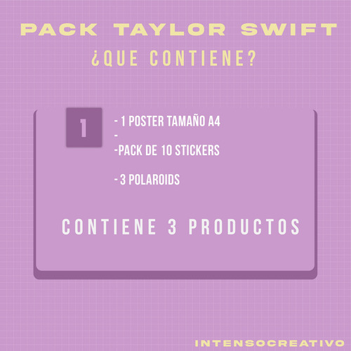 Poster + Stickers + Polaroid Taylor Swift Ttpd Nuevo Álbum