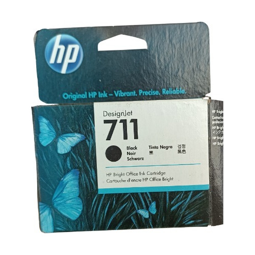 Cartucho De Tinta 711 Cz133a Negro Original Para T120