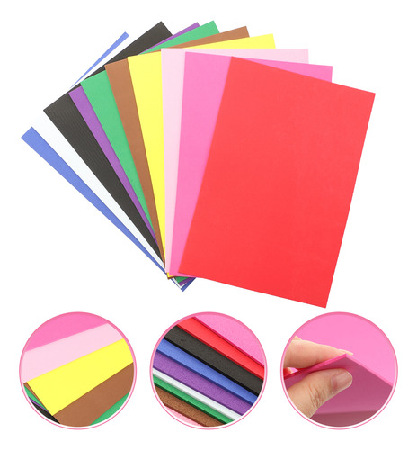 Cuadrado De Papel De Colores Bulk Crafts, 10 Unidades