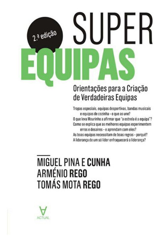 Libro Superequipas 02ed 18 De Armenio Rego Miguel Pina E Cun