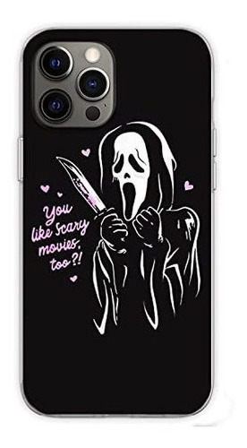 Compatible Con iPhone XR Case Scream Horror Movie T7gmd