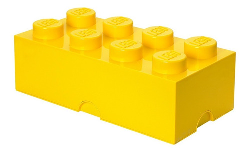 Lego Bloque Apilable Contenedor Original Grande Yellow