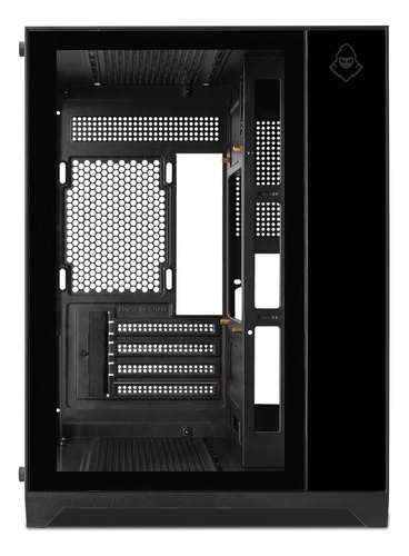 Gabinete Gamer Mancer Cv100, Mid-t Lat De Vidro + 5 Fan Argb