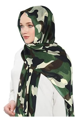 Bufandas Gerinly - Bufanda De Viaje Con Estampado De Camufla