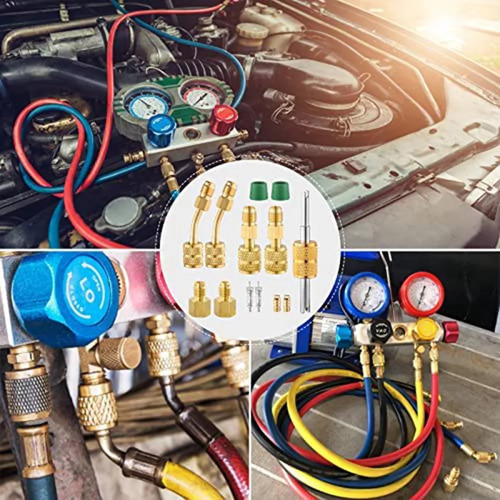 Adaptadores Divididos R410a, Conector De Porta A Vácuo