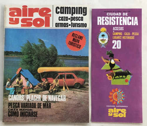 Aire Y Sol Nº 31 Caza Pesca Camping C/mapa Abril 1975