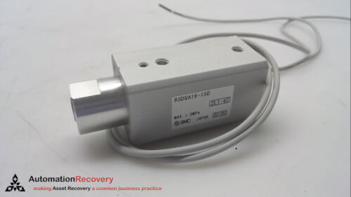 Smc Rsdqa16-15d Stopper Air Cylinder W/ Auto Switch, New Ccf