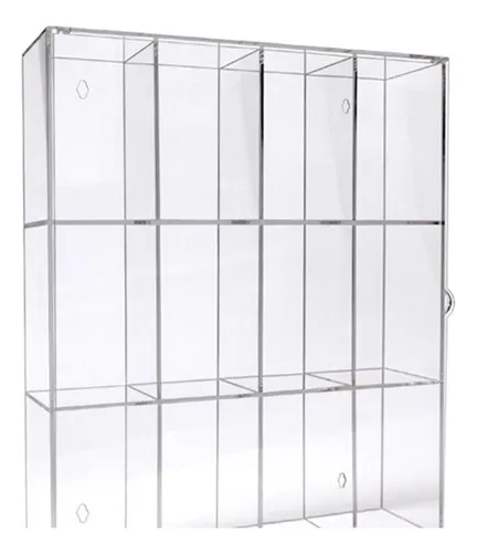 . Vitrina Acrílica De 3 Compartimentos Muñecas Juguetes